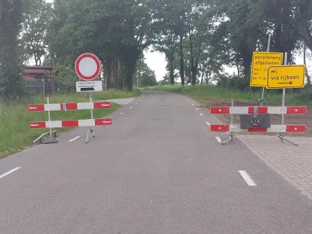 Afsluiting parallelweg Rengersweg