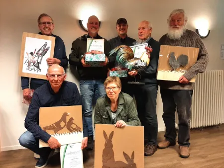 Pels en Pluim Laren eert trouwe leden