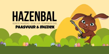 Hazenbal Exel: Paasvuur aan, drankje in de hand en gaan!