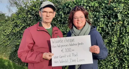 Wandeldorp Laren ondersteunt sponsorloop Gerrit van der Poel