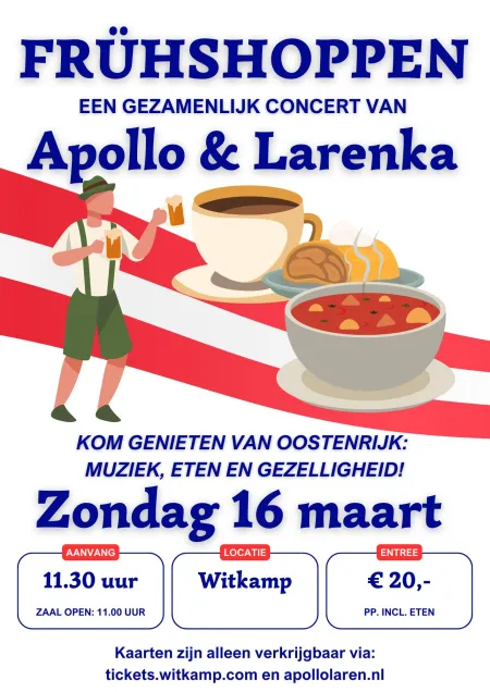 Frühshoppen met Apollo en Larenka