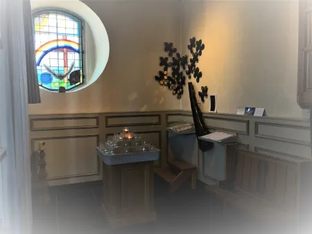 In stilte het stiltecentrum van de kerk verzorgen