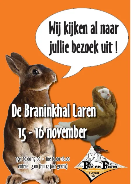 Kleindierenshow Pels en Pluim Laren pakt groots uit