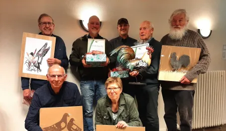 Pels en Pluim Laren eert trouwe leden