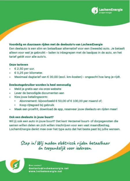 Deelauto in Laren, doe jij mee?