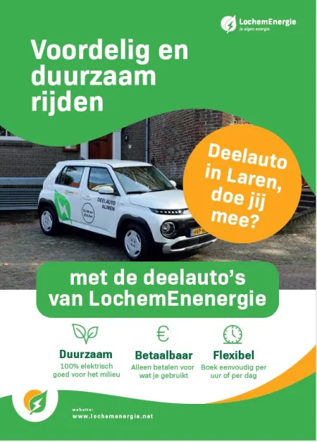 Deelauto in Laren, doe jij mee?